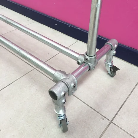 Scaffolding Clothes Rail Kit with Shoe rack - 170cm x 160cm